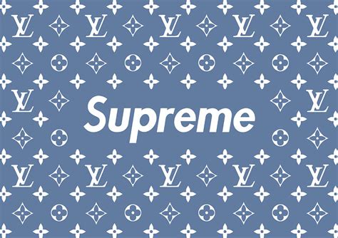 lv supreme blue|louis vuitton supreme logo.